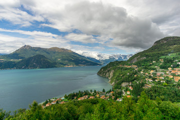 Fototapeta premium Amazing view over Lake Como, Italy