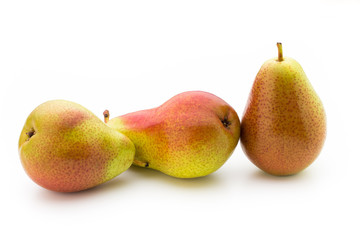 Pears isolated on the white background.