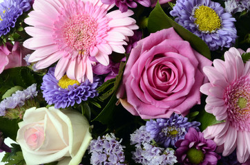 Flowers bouquet for background