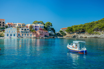 Assos beach in Kefalonia, Greece