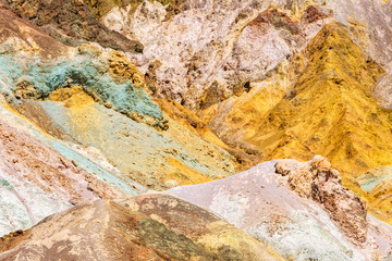 artist palette at death valley park, california