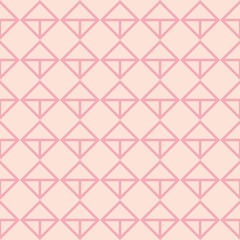 Obraz premium Rectangle and triangle shape repeating seamless pattern design