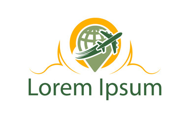 Fototapeta premium Icon for travel and holiday agents 