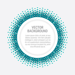 Abstract background with blue dots and copy space