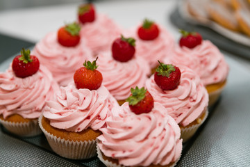 Erdbeer-Muffin