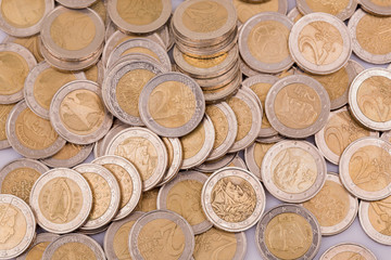euro coins