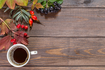 Image with autumn leaves.