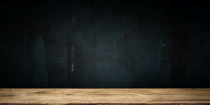 background of barrel and worn old table of wood.