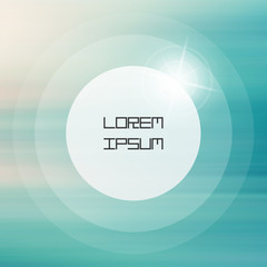 Wave background. Water surface. Vector illustration with place for text.