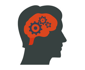 Human brain illustration