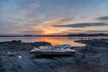 The Tsunami monument at Bygdøy