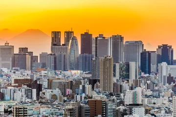 Fotobehang Tokyo Japan Cityscape © SeanPavonePhoto