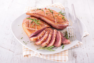 grilled duck breast