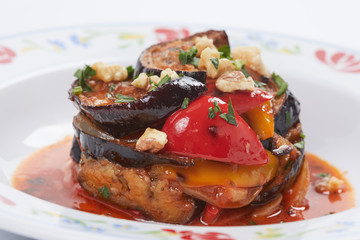 roasted aubergines