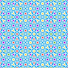 Arabic pattern seamless texture decor. Vector illustration