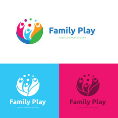 Family Play Logo Template.