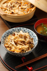 きのこの炊き込みご飯