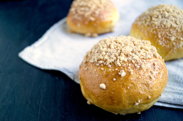 Home made buns.