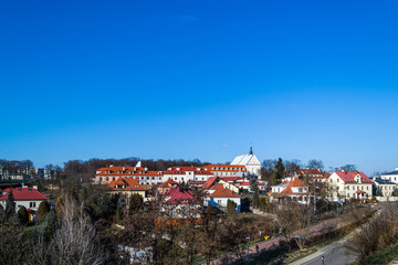 Panorama miasta Sandomierz, Polska.
