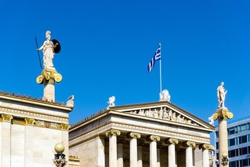 Fototapeta premium view of Historic Old Acropolis of Athens, Greece