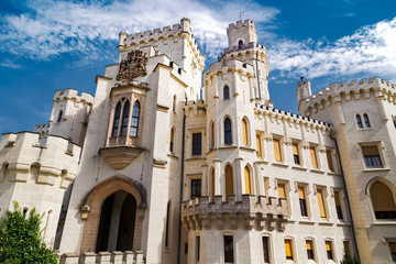 Fototapeta premium Hluboka nad Vltavou castle in Czech Republic