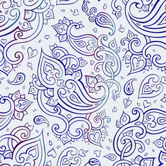 Paisley Ethnic ornament.