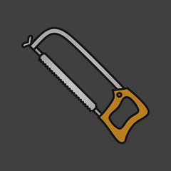 Hacksaw color icon