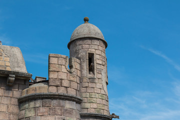 Fototapeta na wymiar Ancient Tower in Castle in Italy, Europe