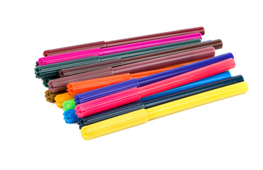 Bunch colored markers