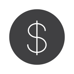 Dollar glyph icon