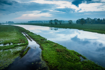 Narew river somewhere on Podlasie, Poland