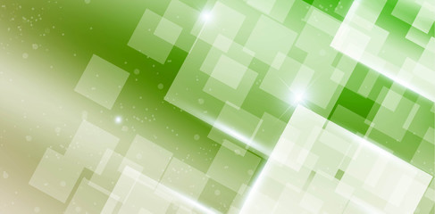 Technological background with bright squares