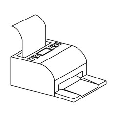 receipts printer pos icon