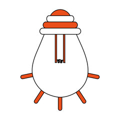 lit regular lightbulb icon image vector illustration design