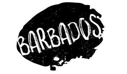 Barbados rubber stamp. Grunge design with dust scratches. Effects can be easily removed for a clean, crisp look. Color is easily changed.