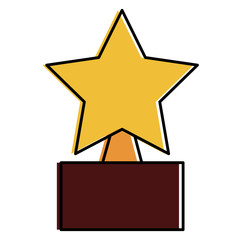 star trophy isolated icon