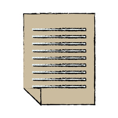 document paper isolated icon vector illustration design