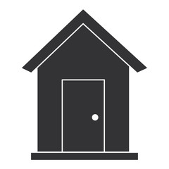 house exterior isolated icon vector illustration design