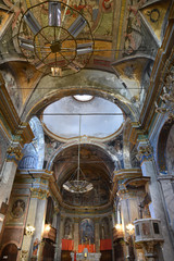 Fototapeta na wymiar Eglise baroque Saint-Erasme à Cervioni en Corse