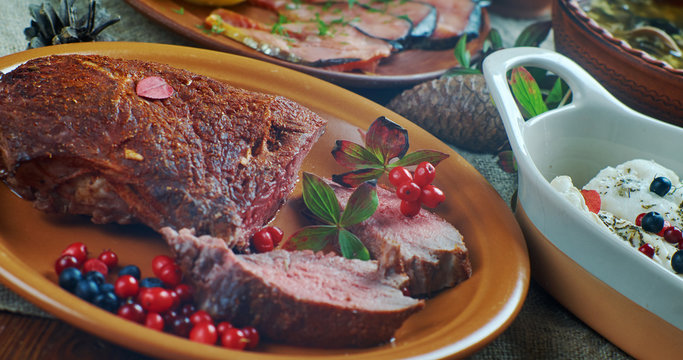 Poronkaristys,  Finnish venison;