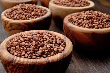 buckwheat  on table