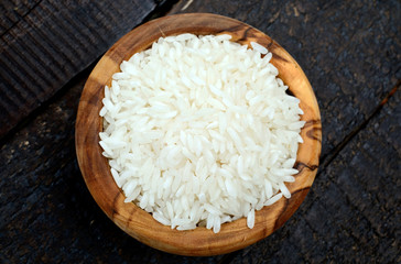 rice on table