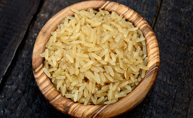 rice on table