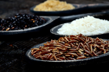 rice on table