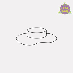 hat line icon