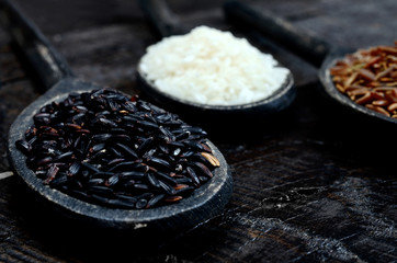 rice on table