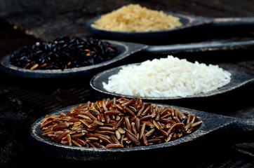 rice on table