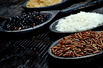 rice on table