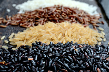 rice on table