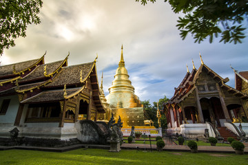 Wat Phra Sing Temple of Chiang Mai Thailand 